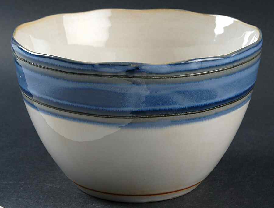 Waves Blue 7" Mixing Bowl by Sango-1