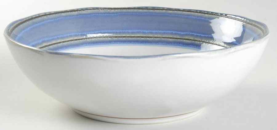 Waves Blue Coupe Soup Bowl by Sango-1