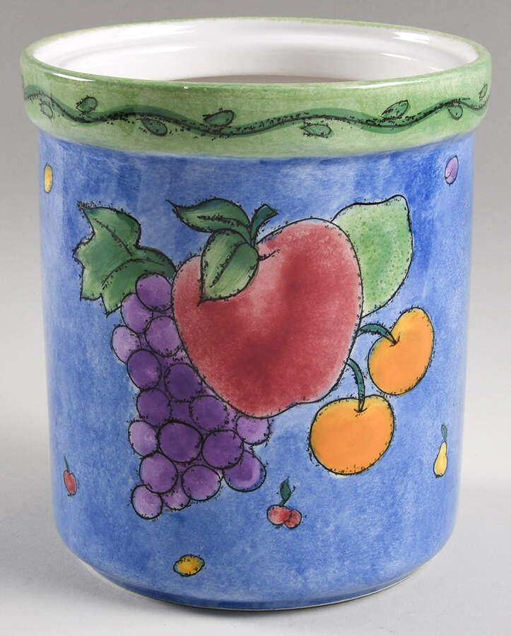 Sangria Large Canister No Lid by Sango-1