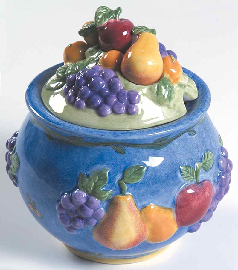 Sangria Sugar Bowl & Lid by Sango-1
