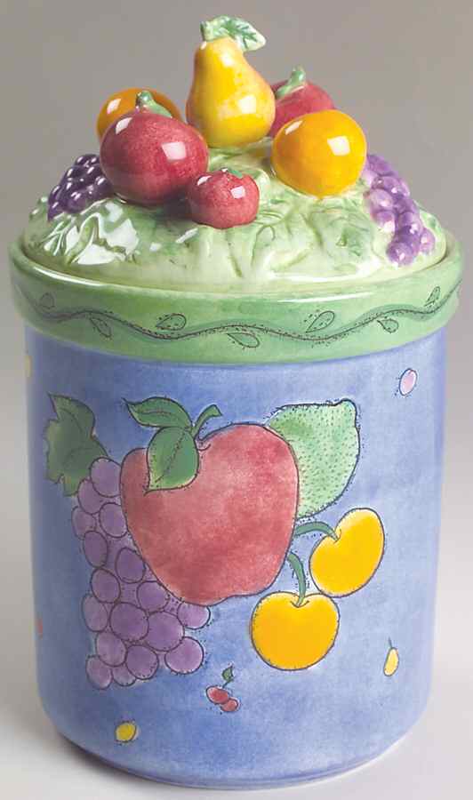 Sangria Large Canister & Lid by Sango-1