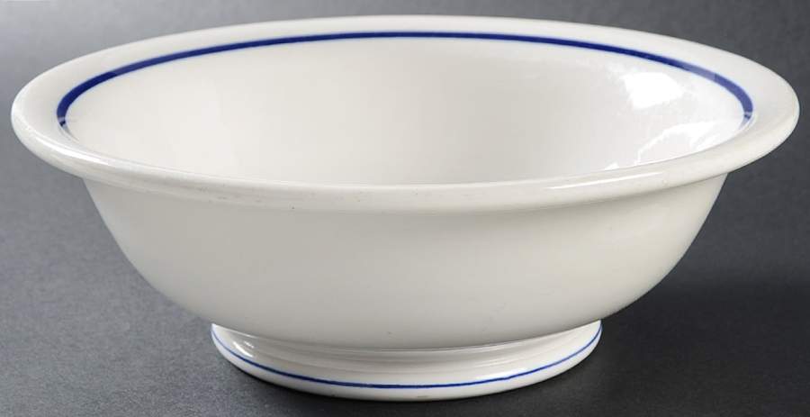 US Navy Mess Wardroom Officer 9" Round Vegetable Bowl by Shenango-1