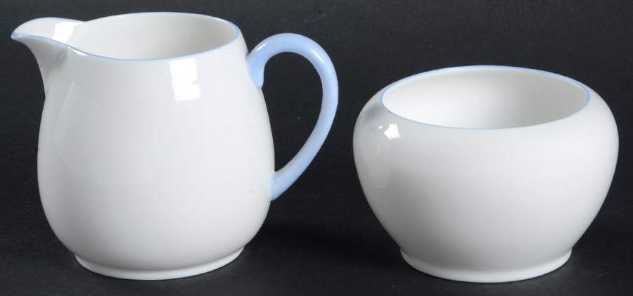 782-A Individual Creamer & Open Sugar by Shelley-1
