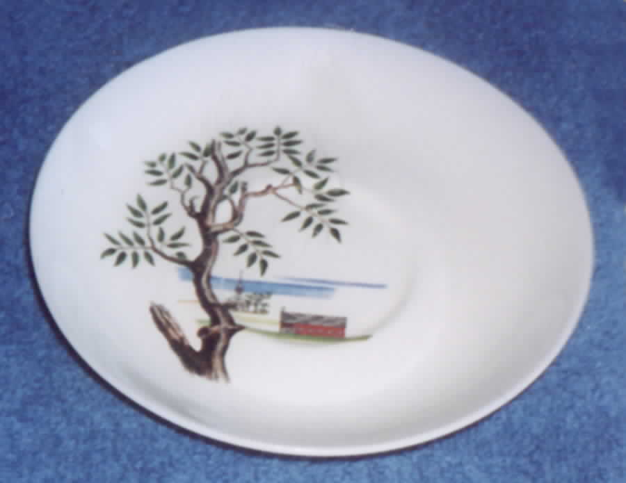 Modern Americana Saucer by Santa Anita-1