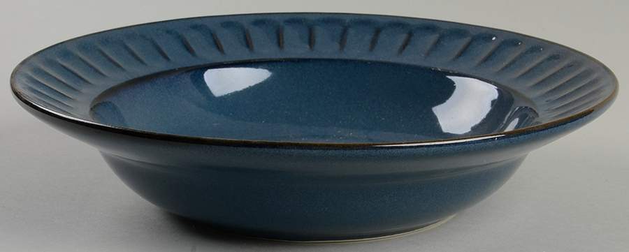 SAK14 BLUE (London Blue) Large Rim Soup Bowl by Sakura-1