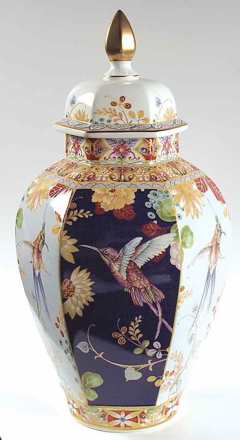 Java Semarang Vase W/Lid by Spode-1