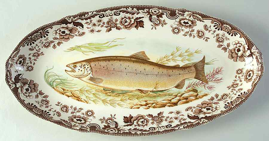 Woodland Stream Fish Platter by Spode-1