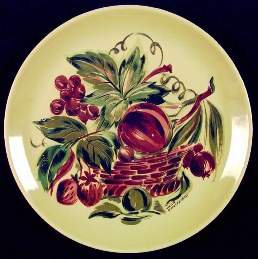 Fruitwood Dinner Plate by Salem-1