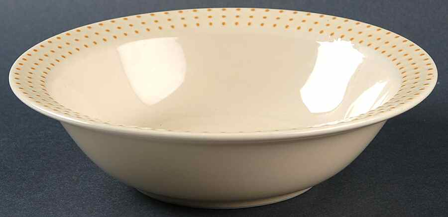 Champagne Rim Cereal Bowl by Studio Nova-1