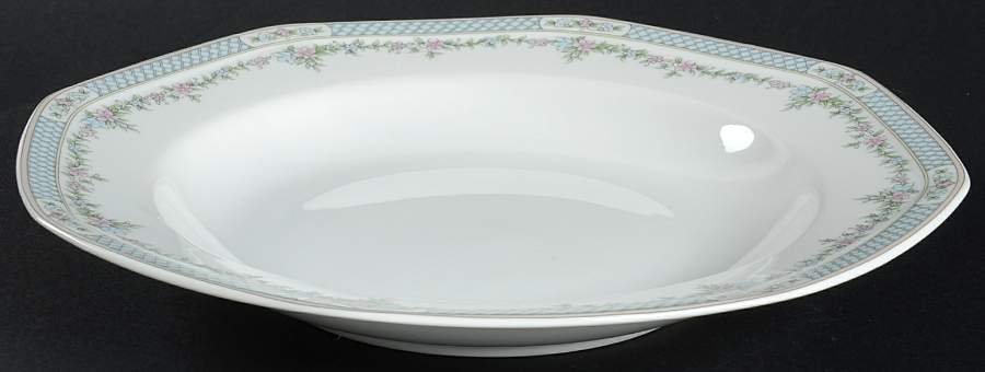 Floral Revue Large Rim Soup Bowl by Studio Nova-1