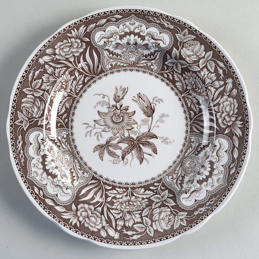 Archive Collection Brown Luncheon Plate by Spode-1