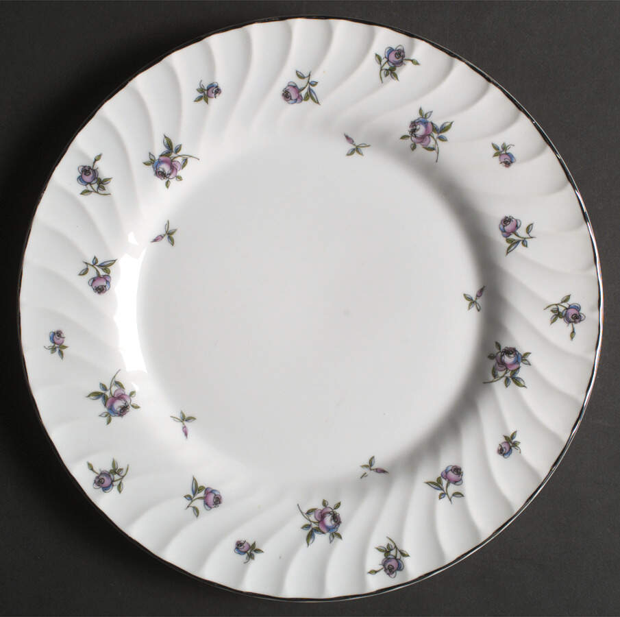 Plymouth (Platinum Trim) Dinner Plate by Sango-1