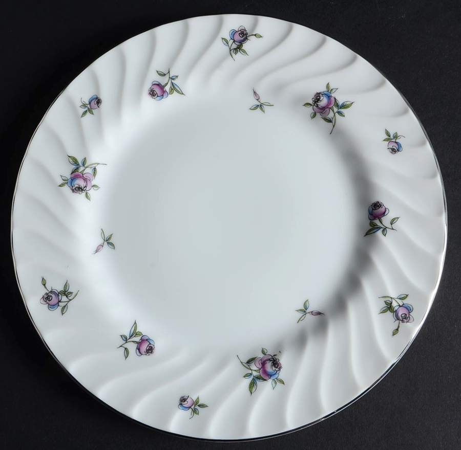 Plymouth (Platinum Trim) Salad Plate by Sango-1