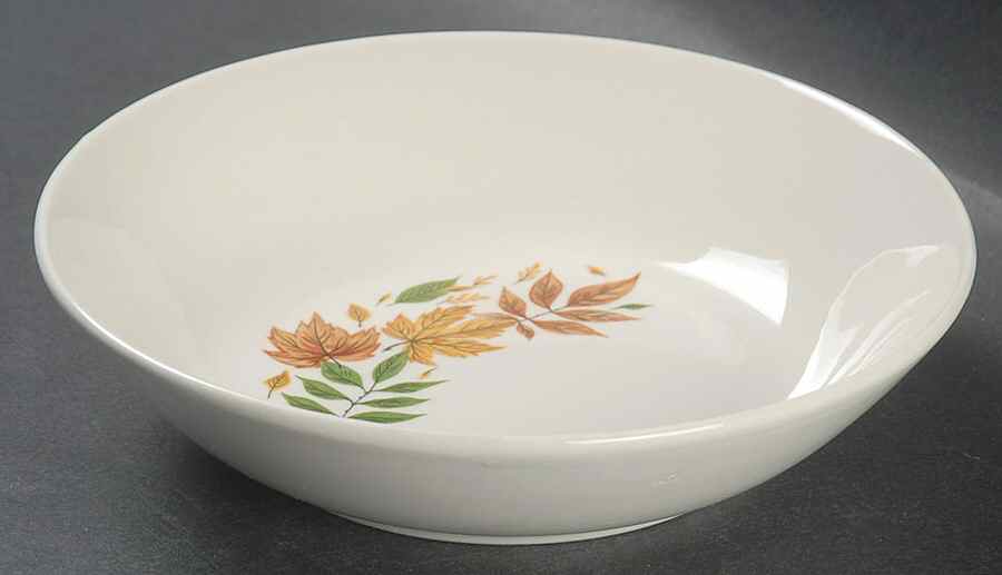 Autumn Leaves Coupe Soup Bowl by Salem-1