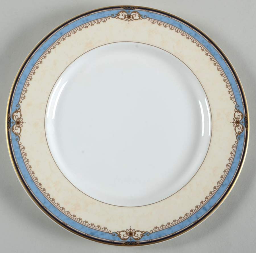 Chattel Blue Salad Plate by Sasgonu-1