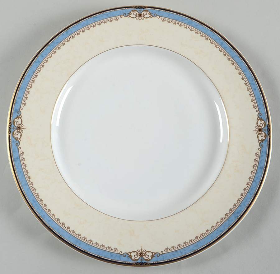 Chattel Blue Dinner Plate by Sasgonu-1