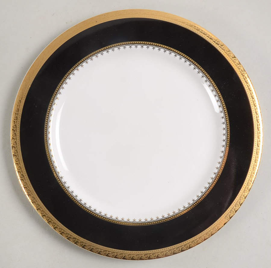 Galaxie Black Salad Plate by Sasgonu-1
