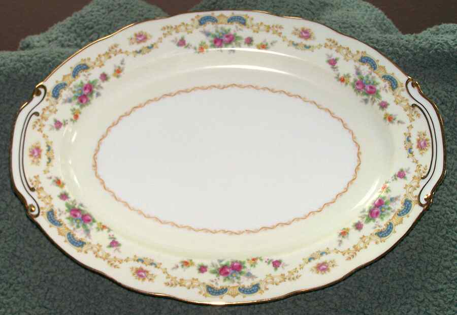 SAN71 14" Oval Serving Platter by Sango-1
