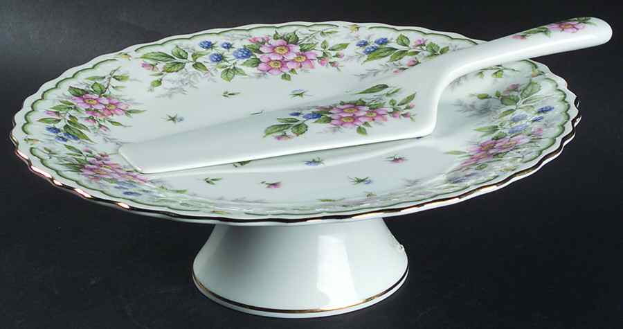 Amy 10" Pedestal Cake Stand & Server by Sadek-1