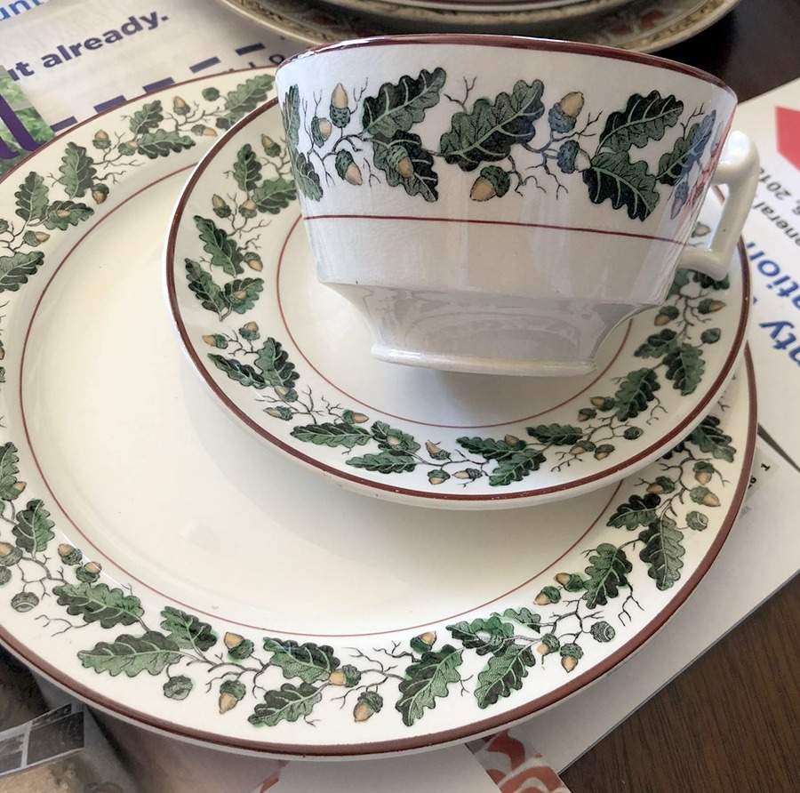 S3298 Flat Cup & Saucer Set by Spode-1