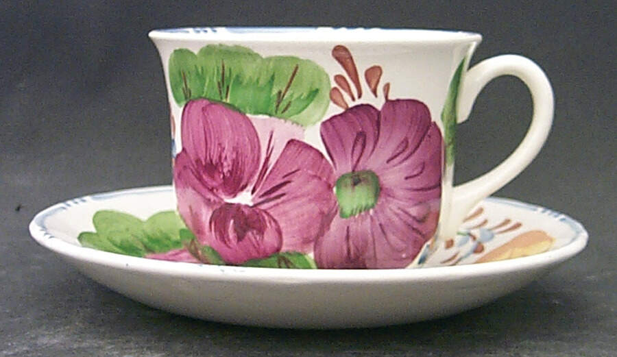 Belle Fiore Flat Cup & Saucer Set by Simpsons-1