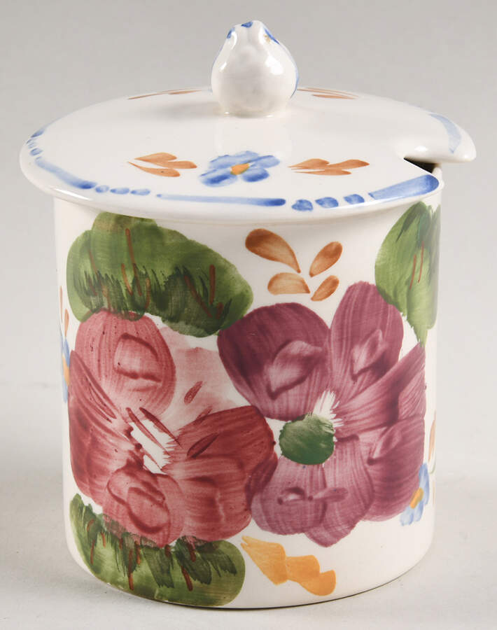 Belle Fiore Mustard Jar & Lid by Simpsons-1