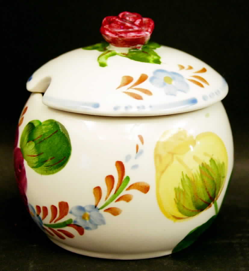 Belle Fiore Mustard Jar & Lid by Simpsons-1