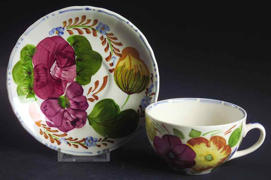 Belle Fiore Flat Cup & Saucer Set by Simpsons-1