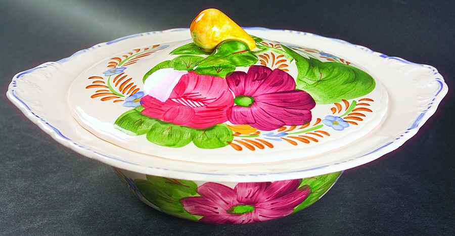 Belle Fiore Round Covered Vegetable by Simpsons-1