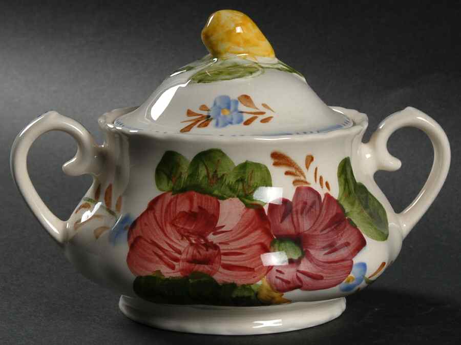 Belle Fiore Sugar Bowl & Lid by Simpsons-1