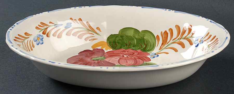 Belle Fiore 9" Oval Vegetable Bowl by Simpsons-1