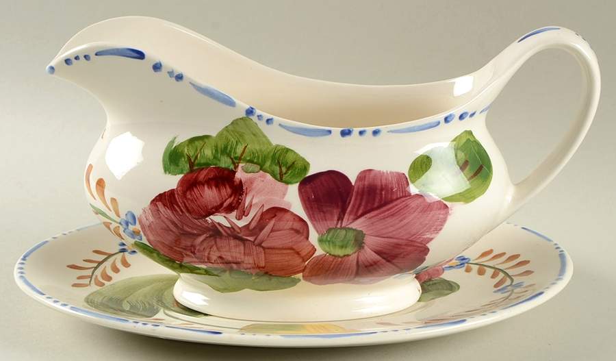 Belle Fiore Gravy Boat & Underplate by Simpsons-1