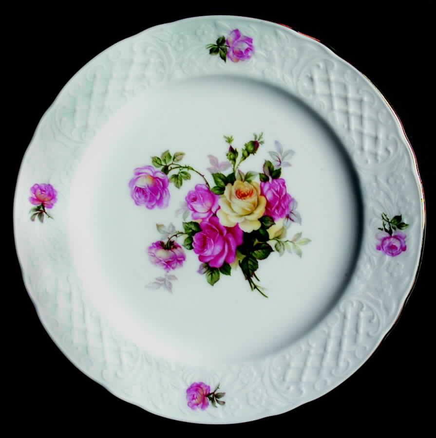 Rose Salad Plate by Schumann - Bavaria-1
