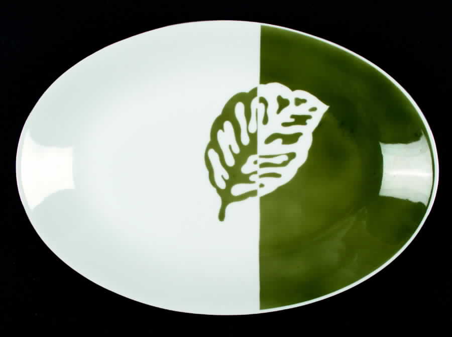 SEY16 16" Oval Serving Platter by Seyei Toki Co-1