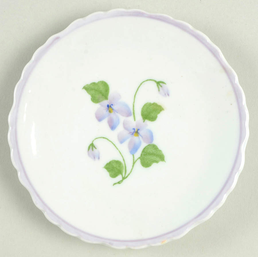 Violet Meadow Child's Plate by Sadek-1
