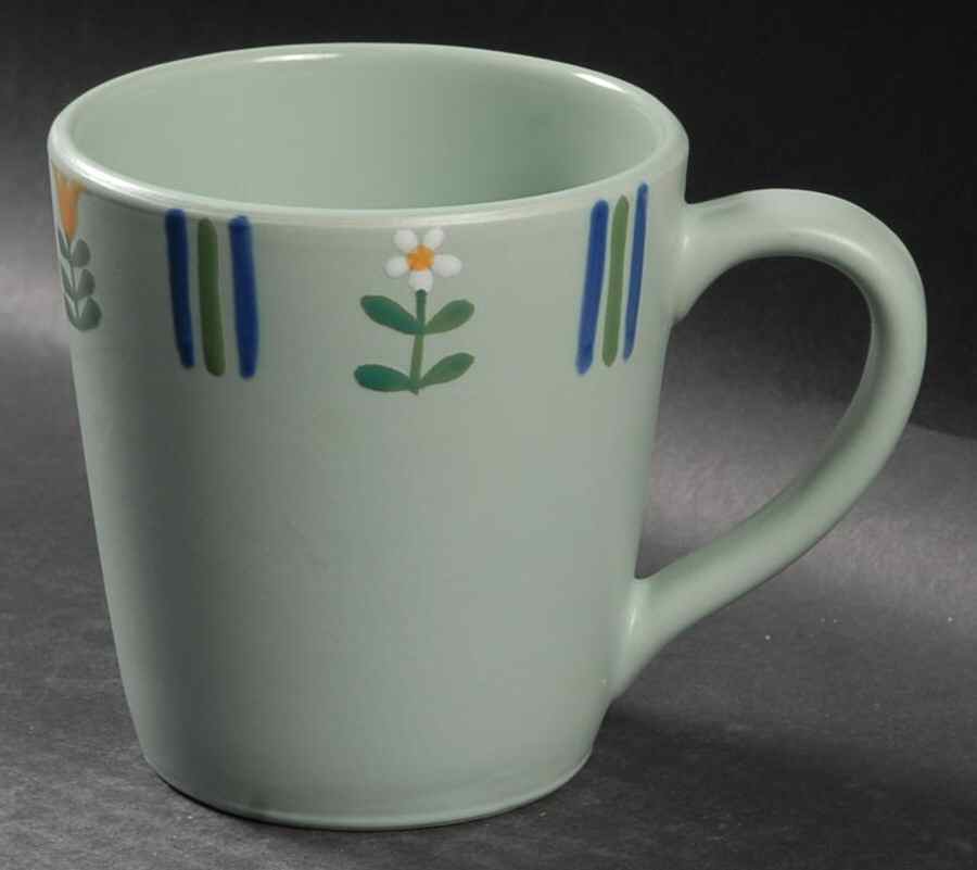 Flora Green Mug by Studio Nova-1
