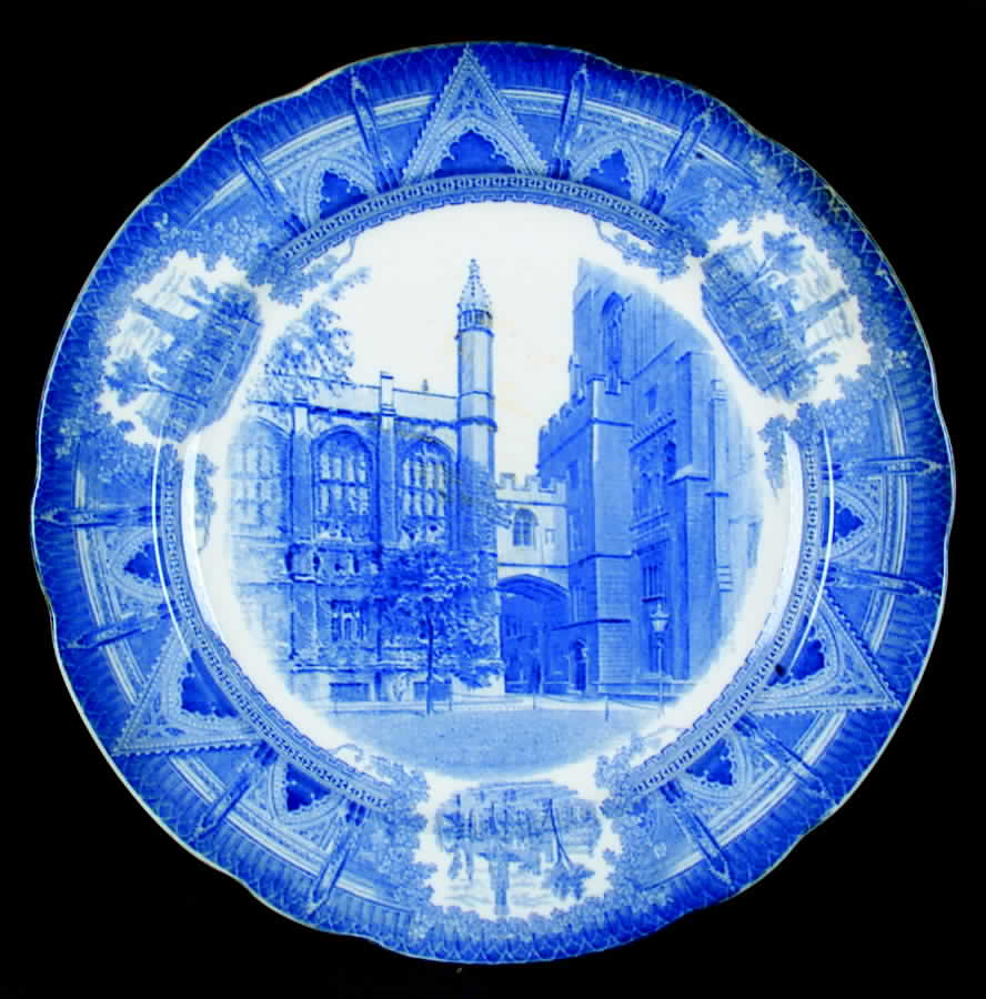 University of Chicago Blue Dinner Plate by Spode-1
