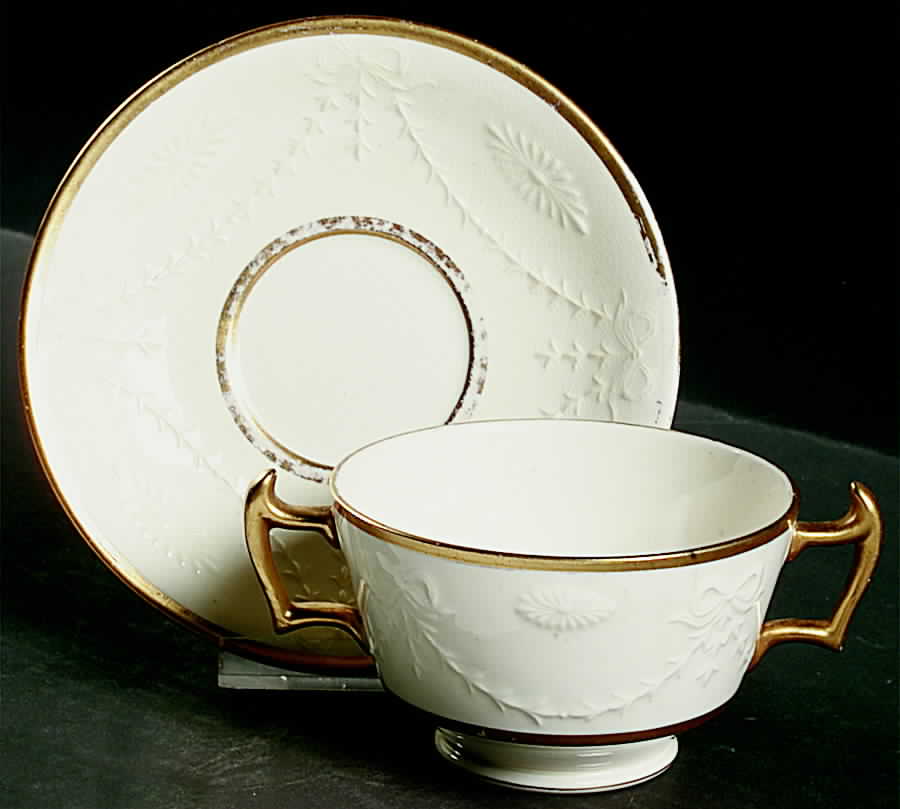 SP301 Footed Bouillon Cup & Saucer by Spode-1