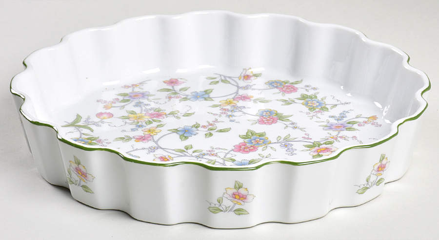Corona (Green Trim) 10" Quiche by Sadek-1