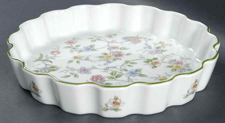 Corona (Green Trim) 9" Quiche by Sadek-1