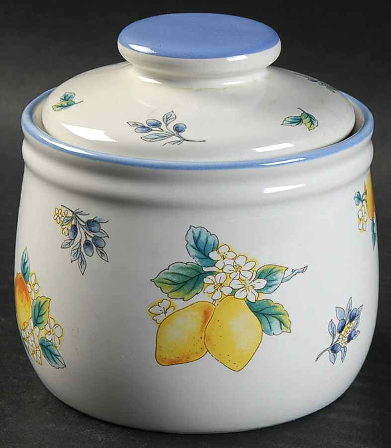 Sunshine Valley Sugar Bowl & Lid by Studio Nova-1