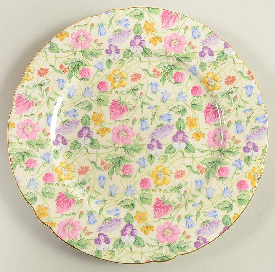 Countryside Salad Plate by Shelley-1