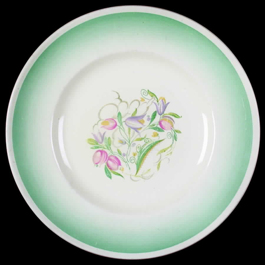 Dresden Spray Dinner Plate by Susie Cooper-1