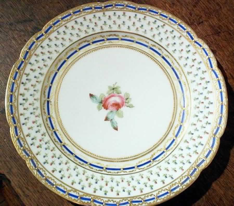 SPF10 Dinner Plate by Sevres Porcelain (France)-1