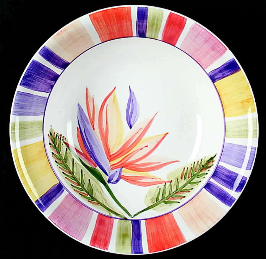 Maui 9" Round Vegetable Bowl by Sango-1