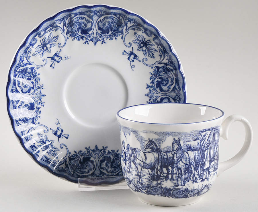 Staffordshire Life Flat Cup & Saucer Set by Staffordshire-1