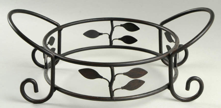 Sorrento Oregano (Green) Round Metal Stand for Souffle by Signature-1