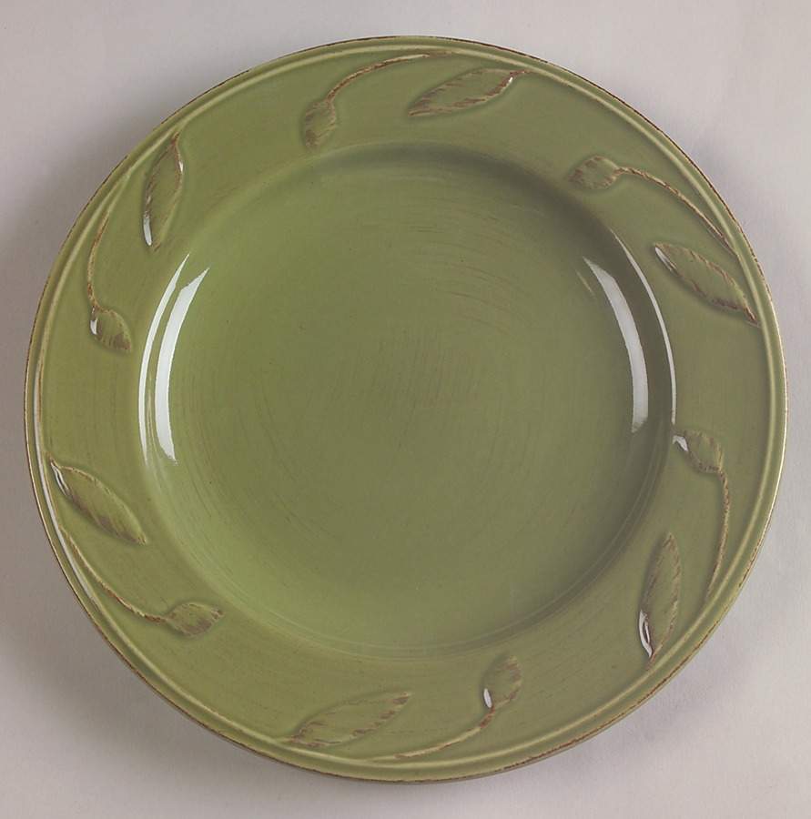 Sorrento Oregano (Green) Salad Plate by Signature-1
