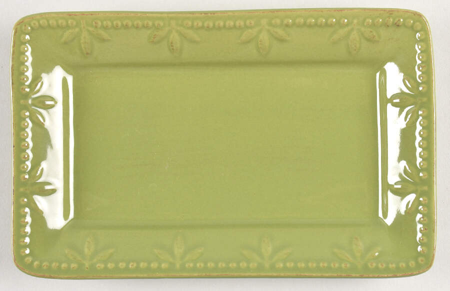 Sorrento Oregano (Green) 8" Rectangular Tray by Signature-1