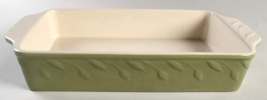 Sorrento Oregano (Green) 16" Rectangular Baker by Signature-1